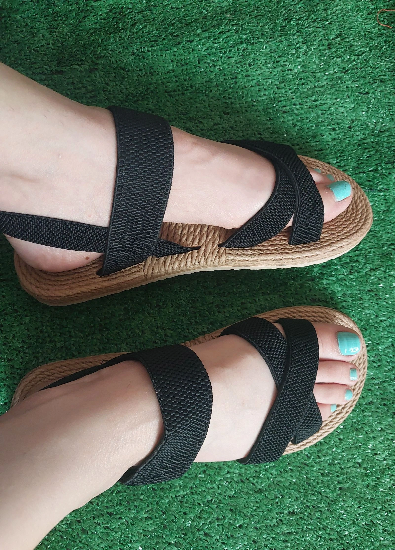 🏵bonitas sandalias planas talla 37🏵